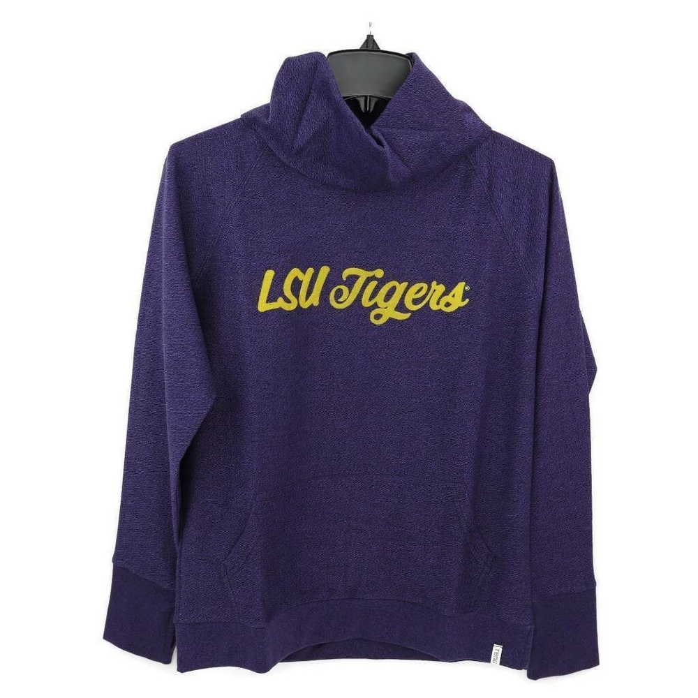 LSU Tigers Renu Bruzer Womens Sweatshirt Purple Lo
